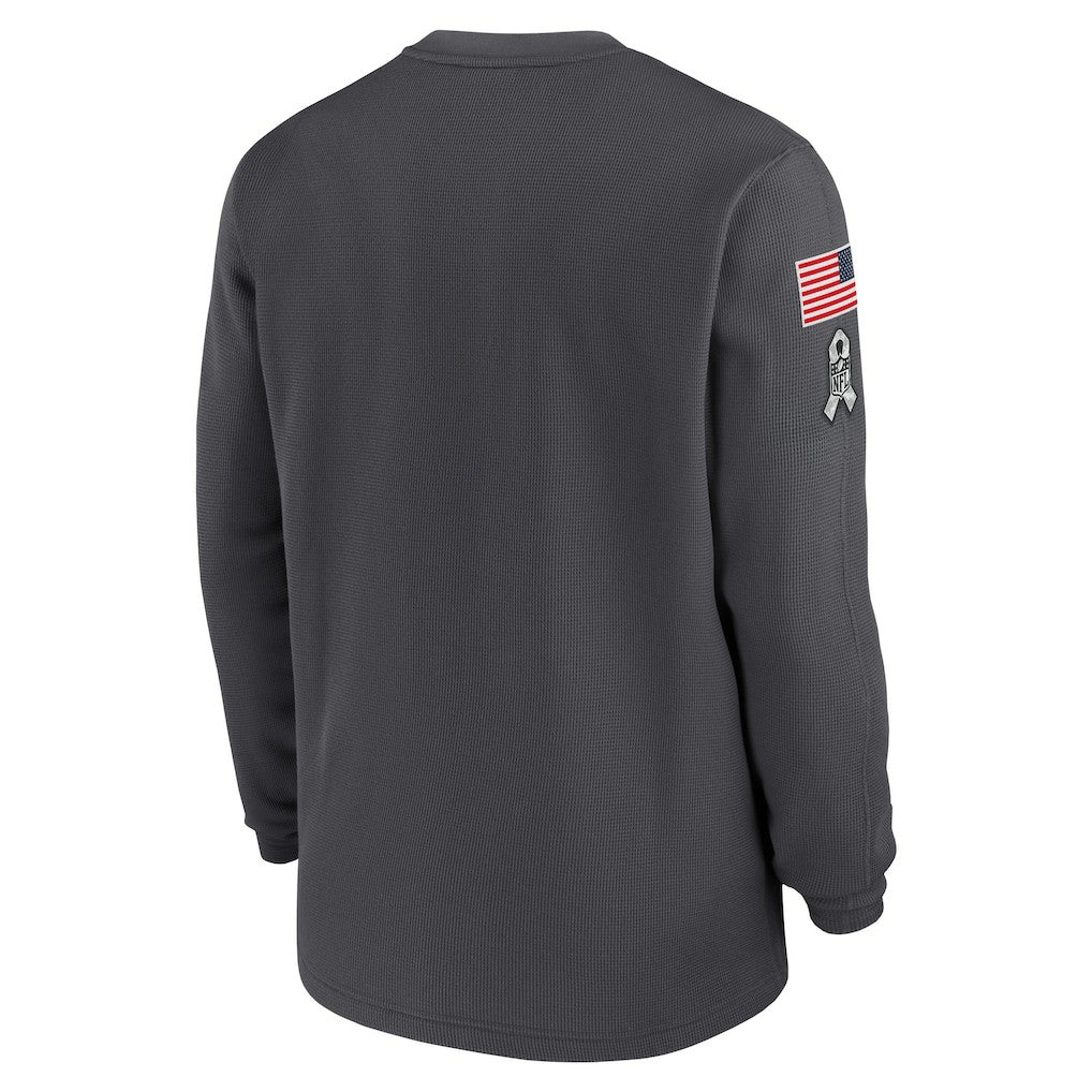 Nike Dallas Cowboys 2024 Salute To Service Long Sleeve T-Shirt Anthracite