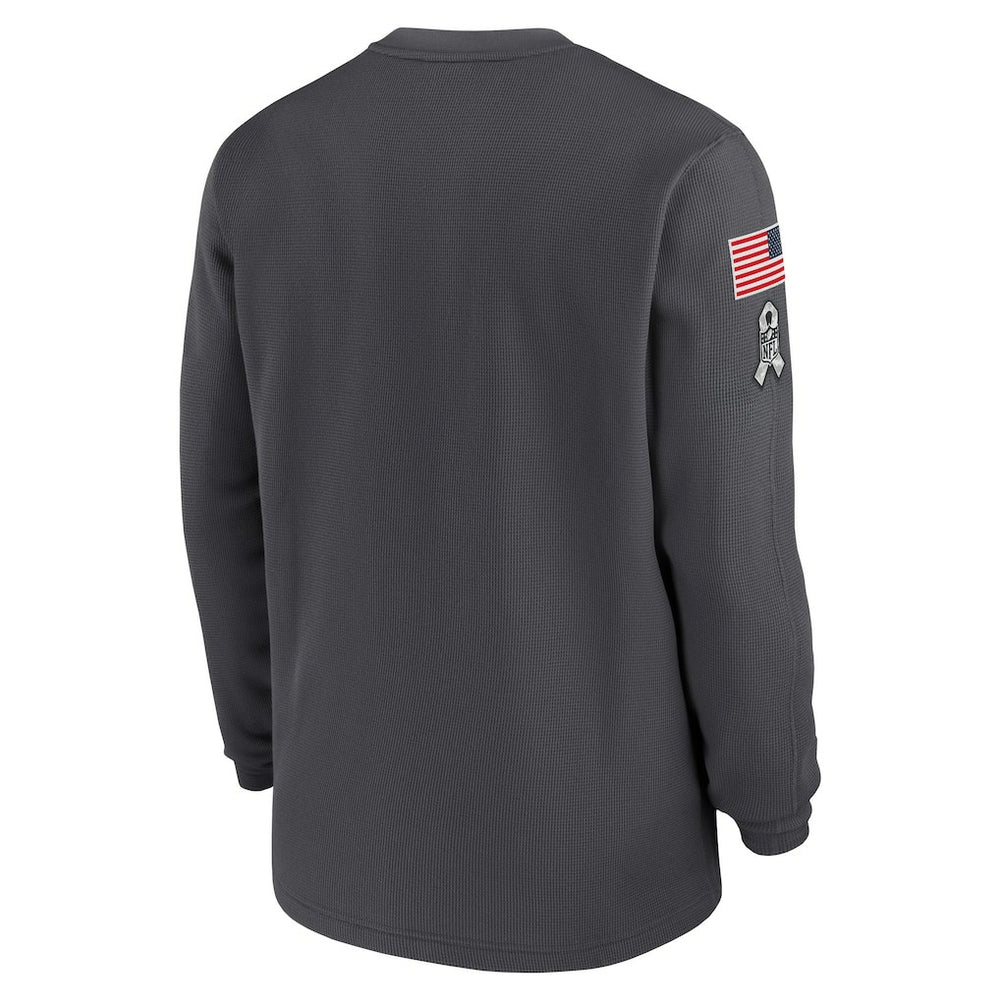 Nike Dallas Cowboys 2024 Salute To Service Long Sleeve T-Shirt Anthracite