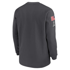 Nike Dallas Cowboys 2024 Salute To Service Long Sleeve T-Shirt Anthracite
