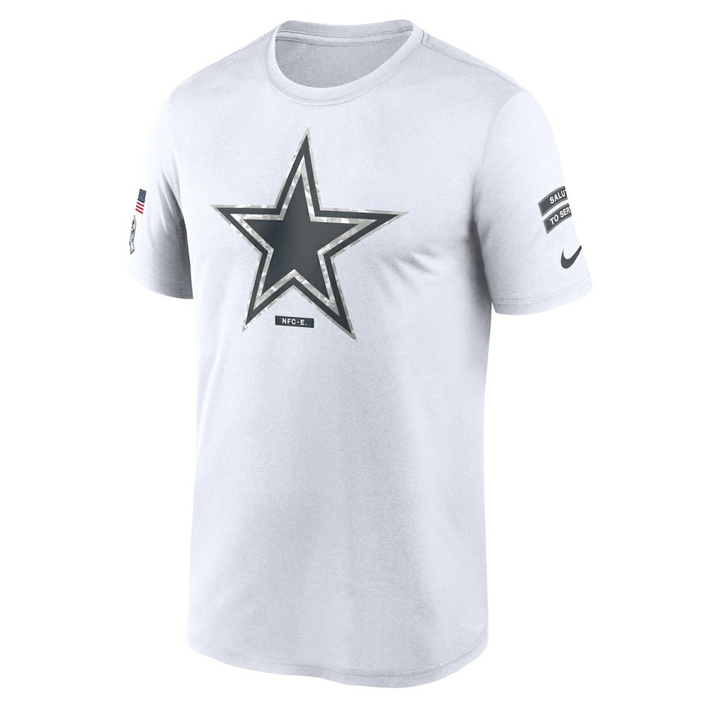 Nike Dallas Cowboys 2024 Salute To Service Legend Performance T-Shirt White