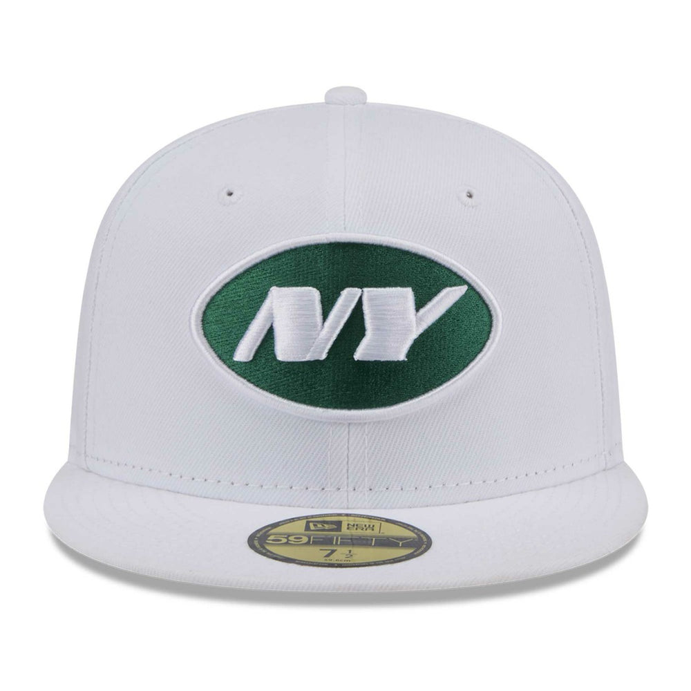 New York Jets New Era Omaha 59FIFTY Fitted Hat White