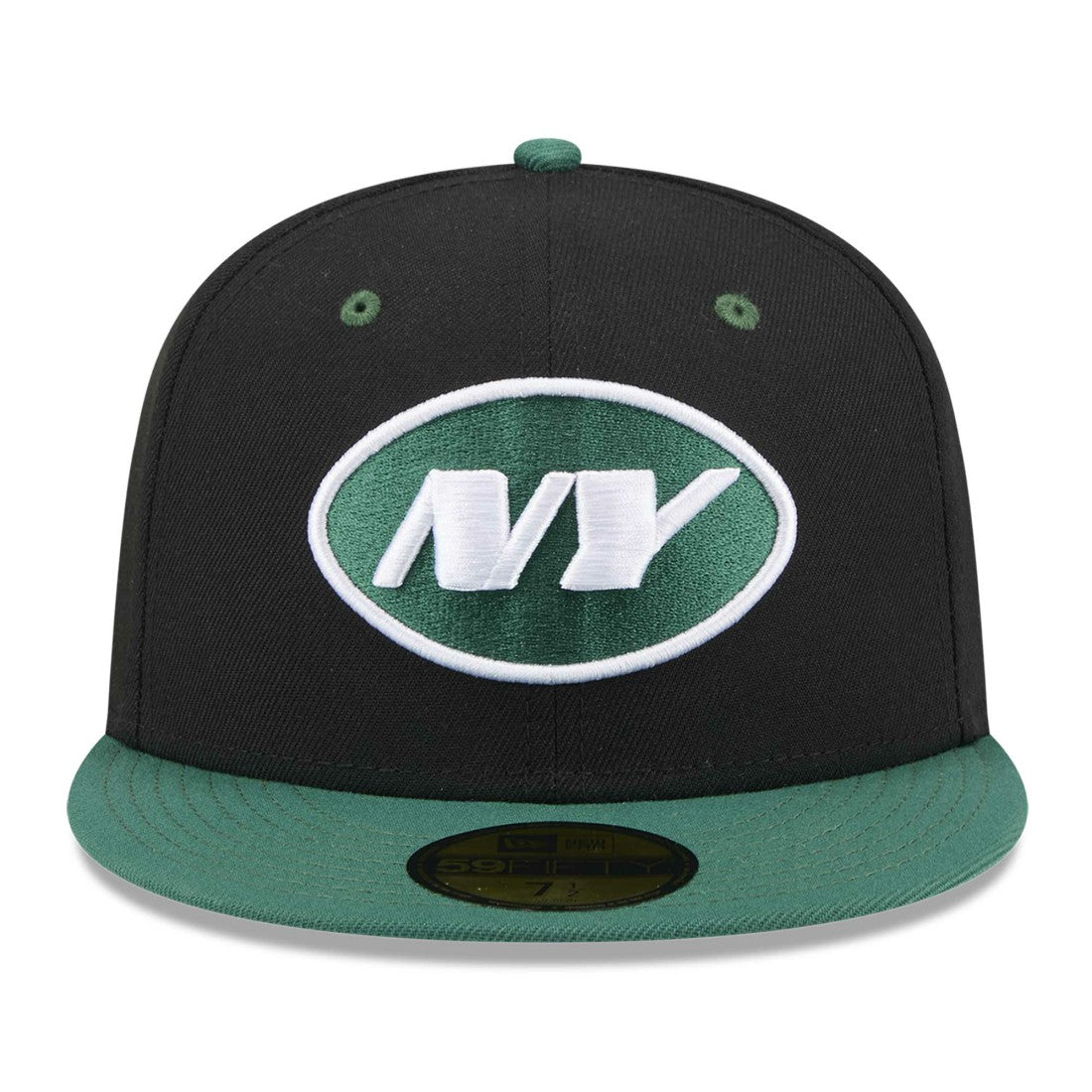 New York Jets New Era Flipside 2Tone 59FIFTY Fitted Hat Black/Green