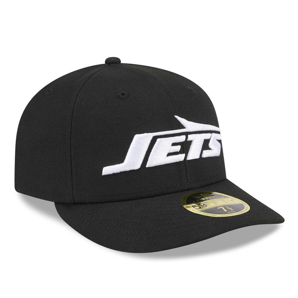New York Jets New Era Omaha Low Profile 59FIFTY Fitted Hat Black