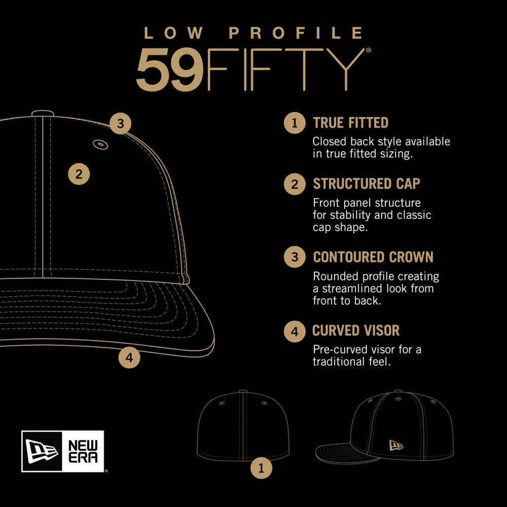 New York Jets New Era Omaha Low Profile 59FIFTY Fitted Hat Black