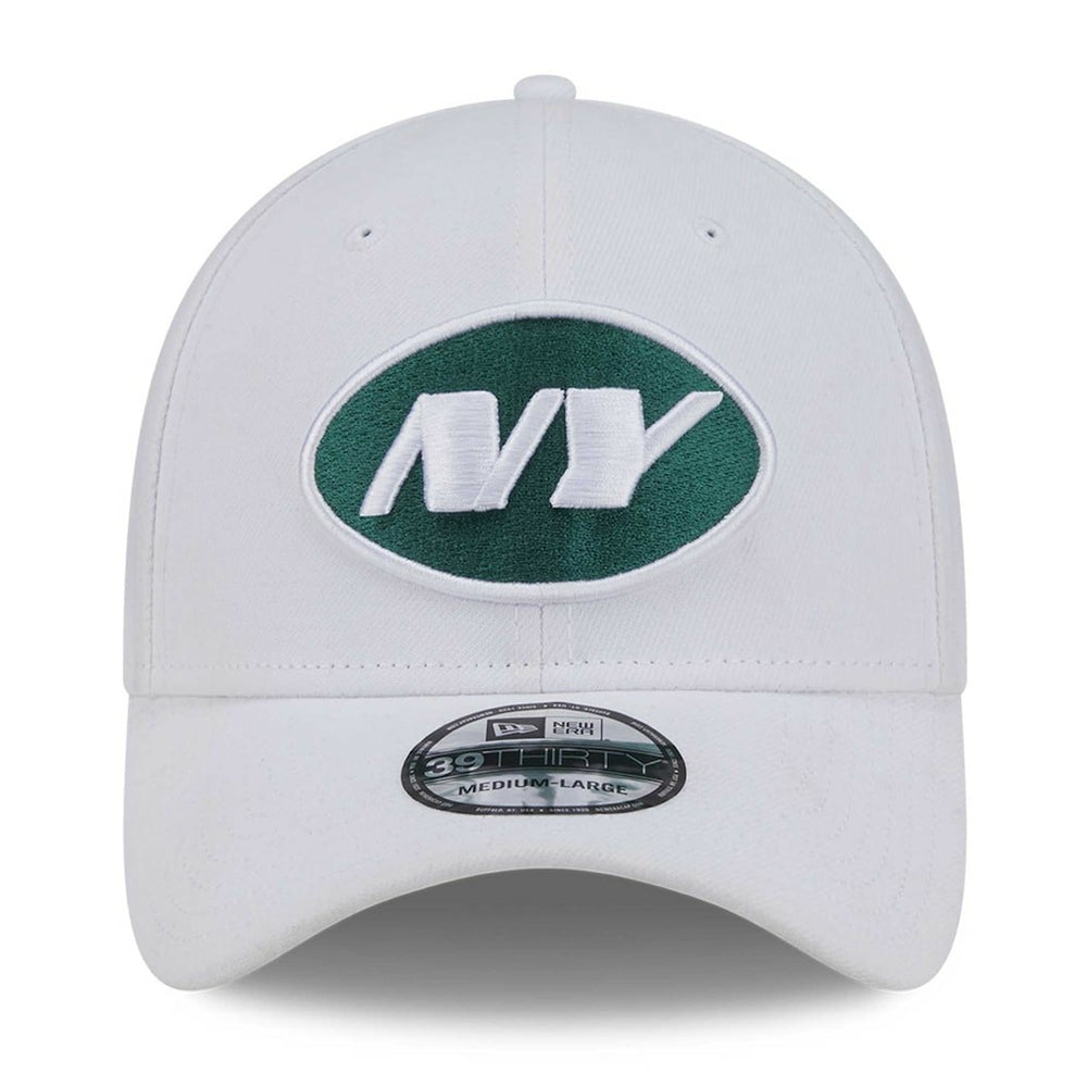 New York Jets New Era NFL Iced II 39THIRTY Flex Hat White