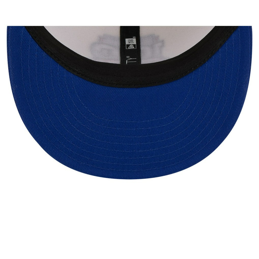 New York Giants New Era 100th Season Two-Tone 9FIFTY Snapback Hat Cream/Royal