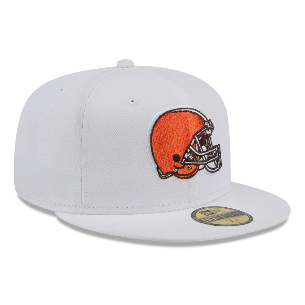 Cleveland Browns New Era Omaha 59FIFTY Fitted Hat White
