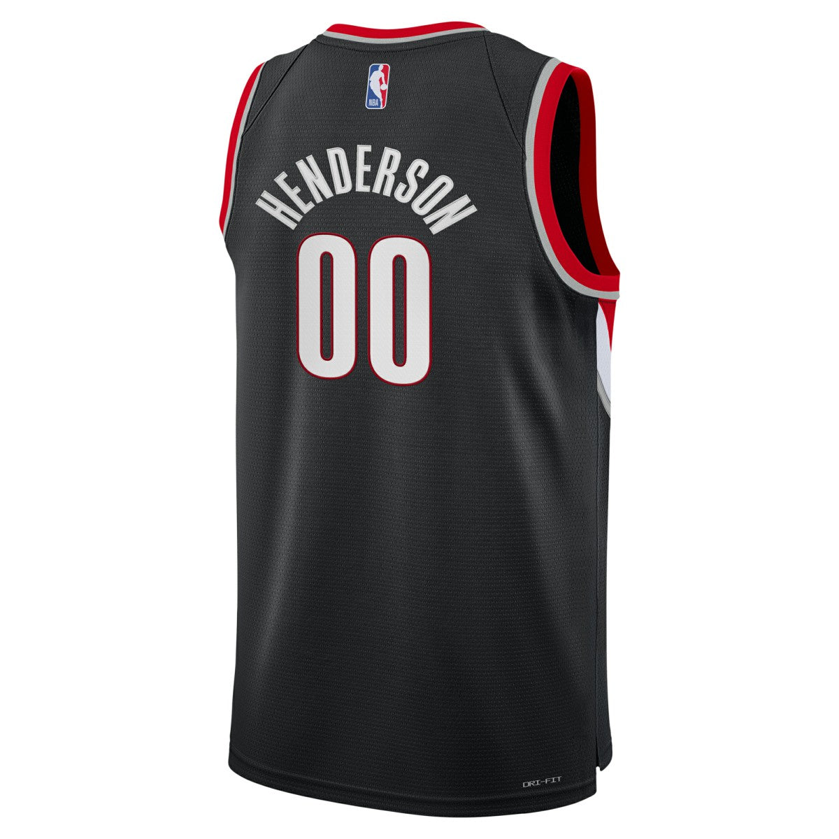Scoot Henderson Portland Trail Blazers Youth Swingman Jersey Icon Edition Black | Nike Lifestyle