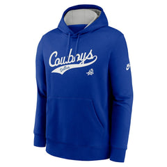Nike Dallas Cowboys Rewind Club Logo Pullover Hoodie Royal