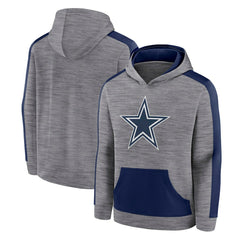 Fanatics Dallas Cowboys Deliver Pullover Hoodie Heather Gray