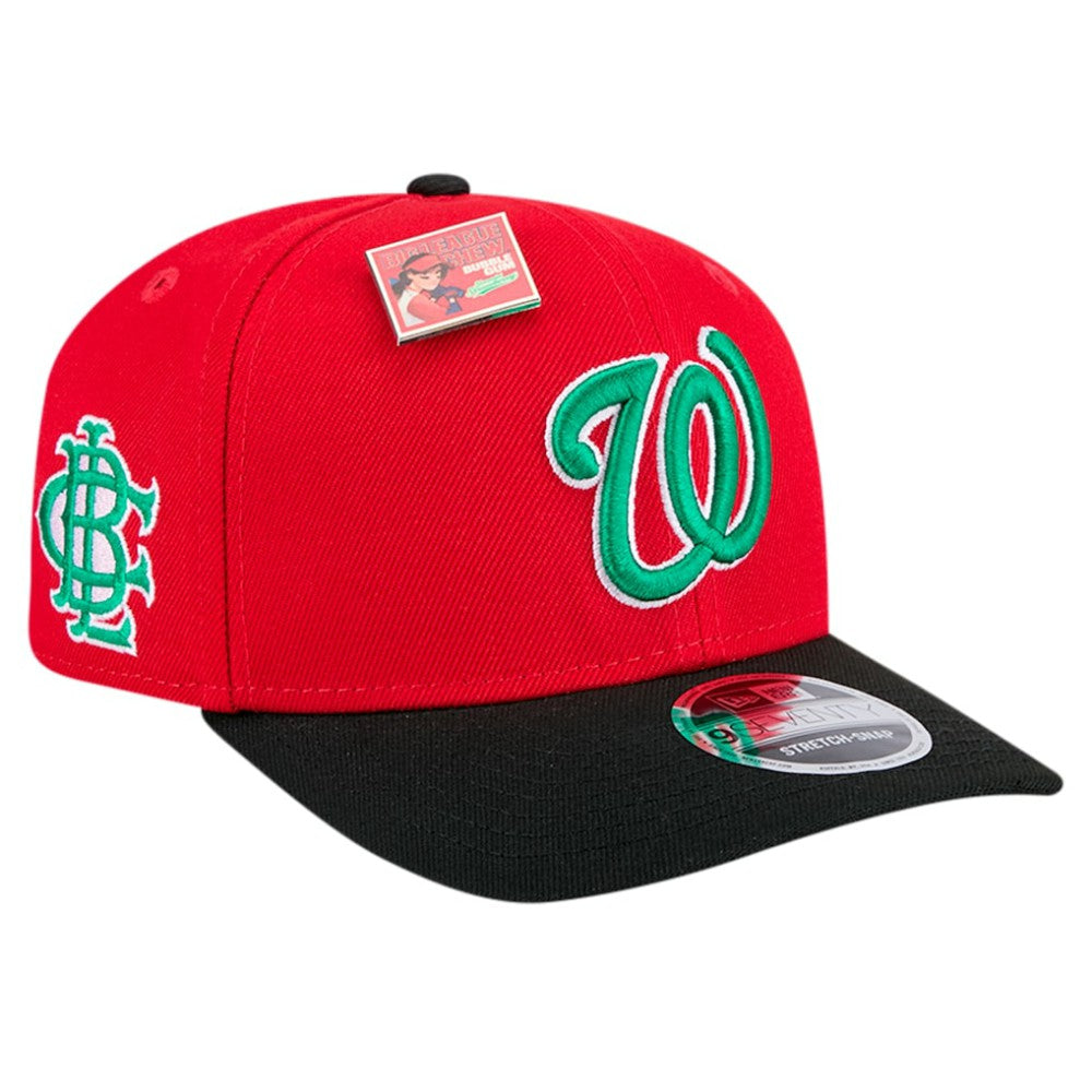 Washington Nationals New Era 2024 Big League Chew Flavor Pack 9SEVENTY Adjustable Hat - Red/Black - New Era Sale