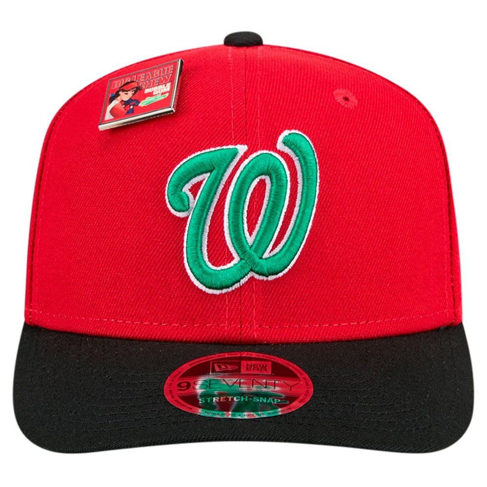 Washington Nationals New Era 2024 Big League Chew Flavor Pack 9SEVENTY Adjustable Hat - Red/Black - New Era Sale