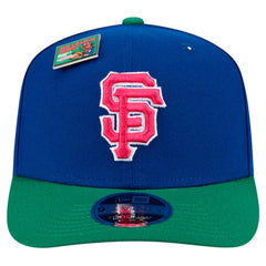 San Francisco Giants New Era 2024 Big League Chew Flavor Pack 9SEVENTY Adjustable Hat - Royal/Green - New Era Lifestyle
