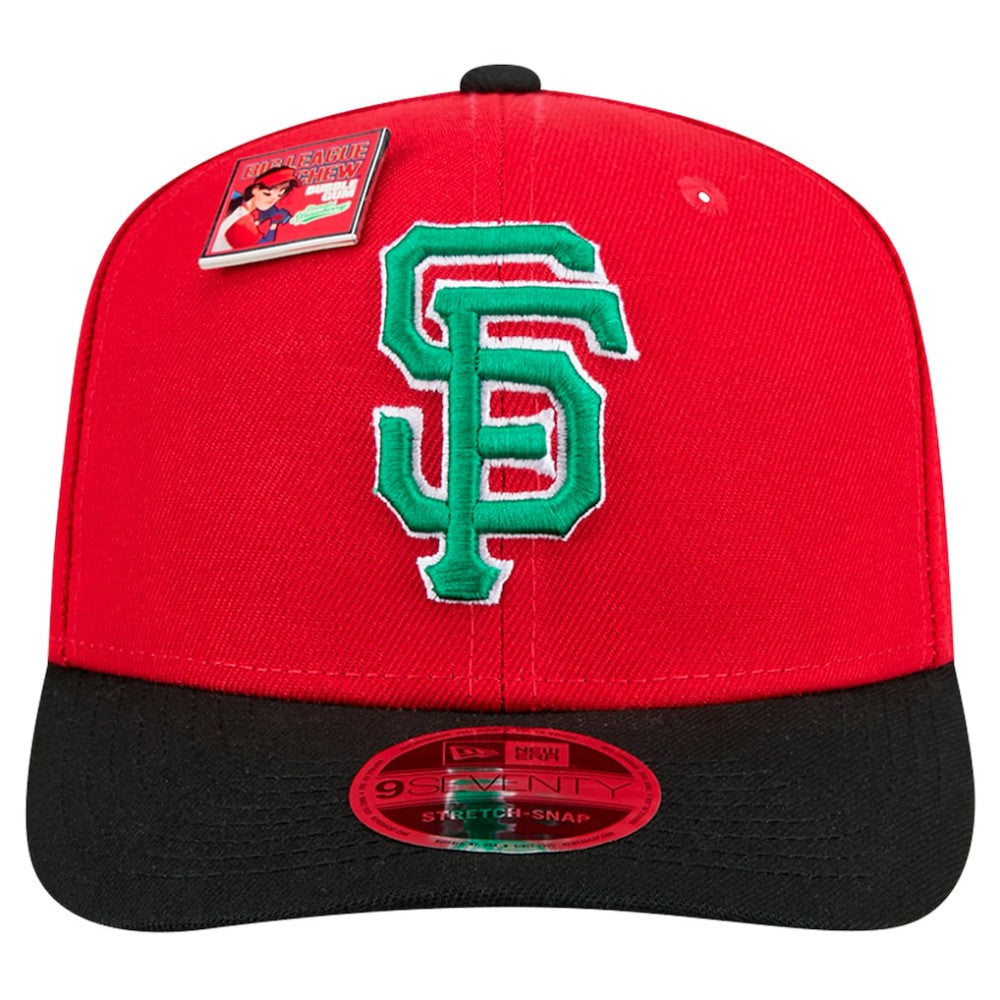 San Francisco Giants New Era 2024 Big League Chew Flavor Pack 9SEVENTY Adjustable Hat - Red/Black - New Era Online