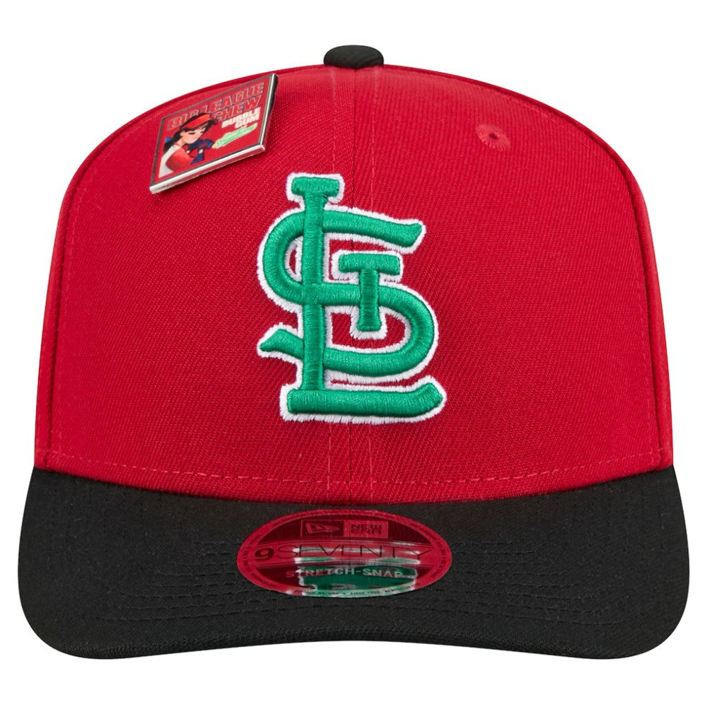St. Louis Cardinals New Era 2024 Big League Chew Flavor Pack 9SEVENTY Adjustable Hat - Red/Black - New Era Online