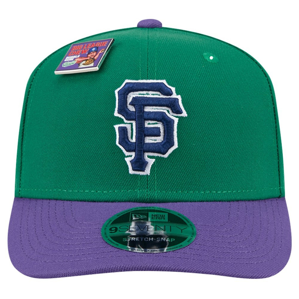 San Francisco Giants New Era 2024 Big League Chew Flavor Pack 9SEVENTY Adjustable Hat - Green/Purple - New Era Online