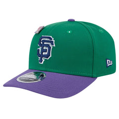 San Francisco Giants New Era 2024 Big League Chew Flavor Pack 9SEVENTY Adjustable Hat - Green/Purple - New Era Online
