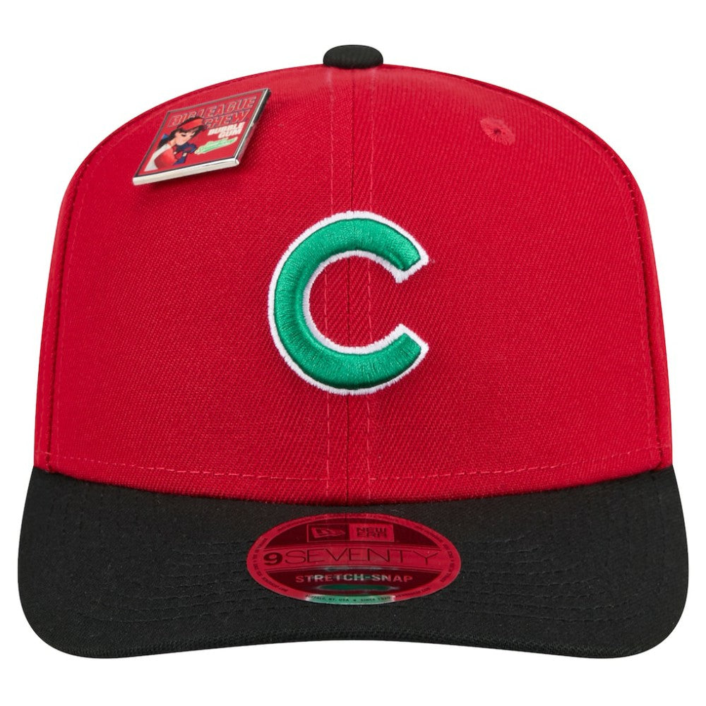 Chicago Cubs New Era 2024 Big League Chew Flavor Pack 9SEVENTY Adjustable Hat - Red/Black - New Era Online