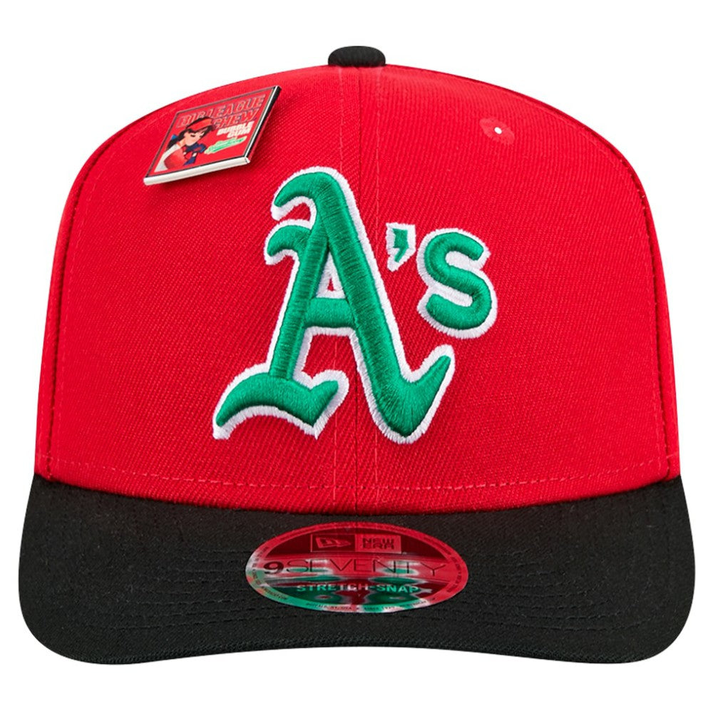 Athletics New Era 2024 Big League Chew Flavor Pack 9SEVENTY Adjustable Hat - Red/Black - New Era Lifestyle