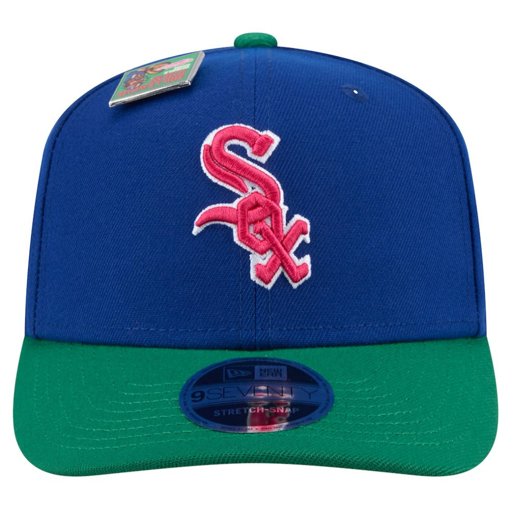 Chicago White Sox New Era 2024 Big League Chew Flavor Pack 9SEVENTY Adjustable Hat - Royal/Green - New Era Online