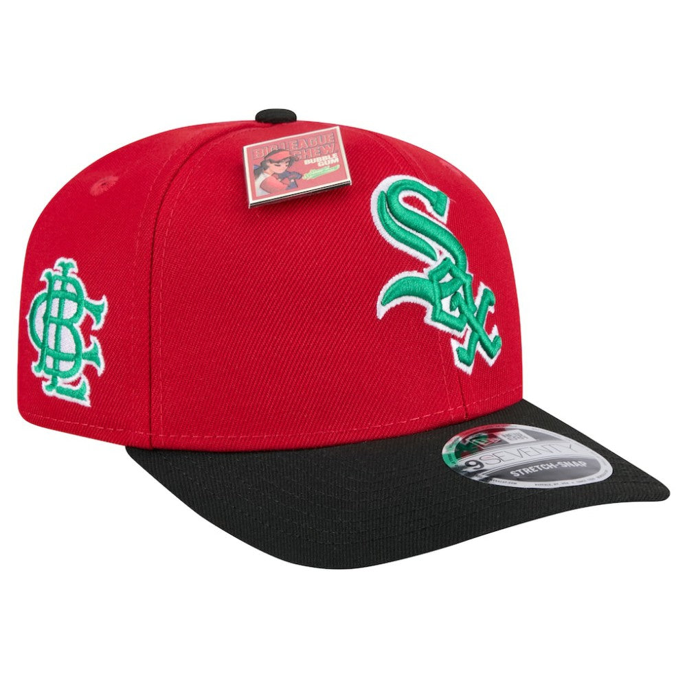 Chicago White Sox New Era 2024 Big League Chew Flavor Pack 9SEVENTY Adjustable Hat - Red/Black - New Era Discount