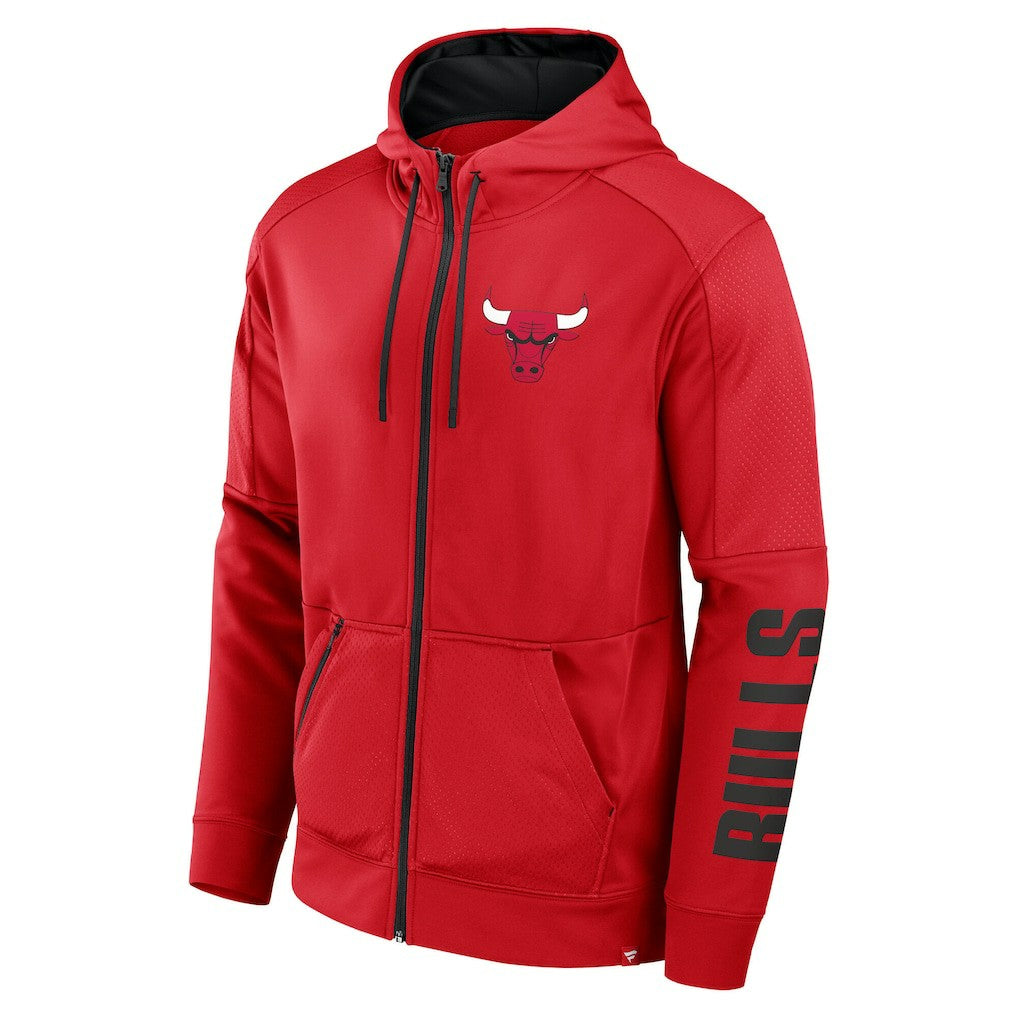 Chicago Bulls Baller Defender Performance Full-Zip Hoodie for sale Red | Fanatics