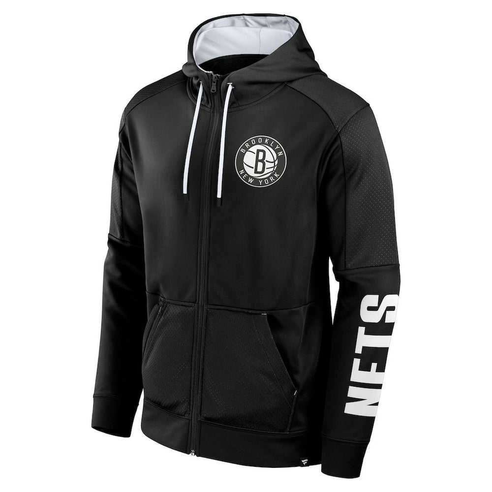 Brooklyn Nets Baller Defender Performance Full-Zip Hoodie Black | Fanatics discount
