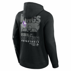 Sacramento Kings Game Time Crossover Pullover Hoodie Black | Fanatics
