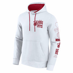 Miami Heat Game Time Crossover Pullover Hoodie White | Fanatics outlet
