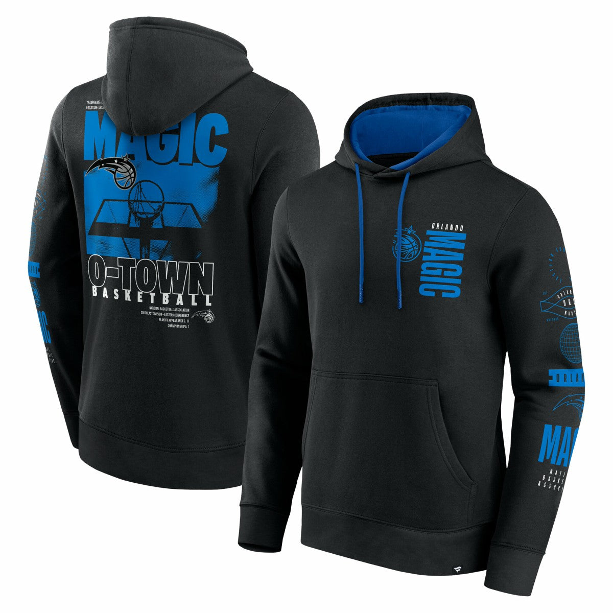 Orlando Magic Game Time Crossover Pullover Hoodie Black | Fanatics online