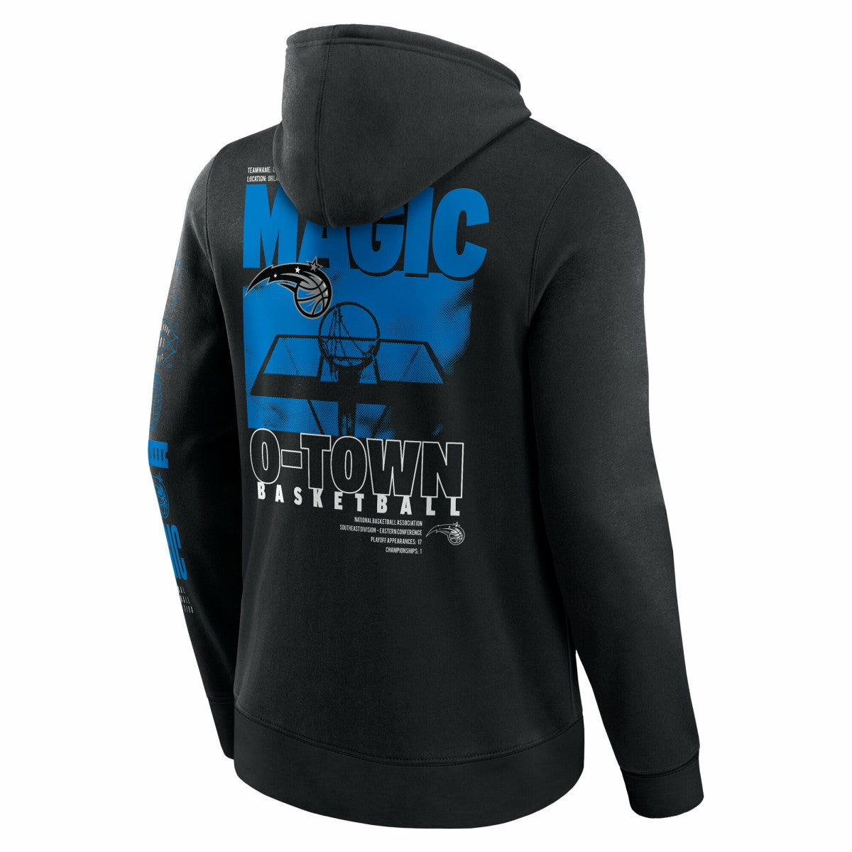Orlando Magic Game Time Crossover Pullover Hoodie Black | Fanatics online