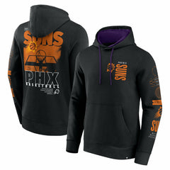 Phoenix Suns Game Time Crossover Pullover Hoodie Black | Fanatics