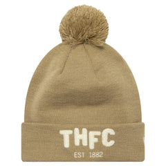 Tottenham Hotspur New Era Boucle Cuffed Knit Hat with Pom Tan - New Era Discount