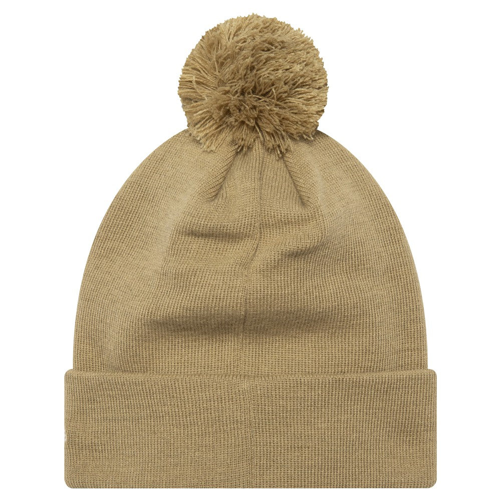 Tottenham Hotspur New Era Boucle Cuffed Knit Hat with Pom Tan - New Era Discount