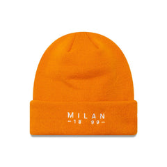 AC Milan New Era Wordmark Cuffed Knit Hat Orange - New Era sale