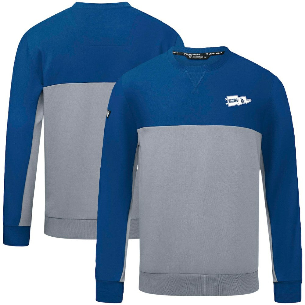 Los Angeles Dodgers Levelwear  Legacy Rafters Pullover Sweatshirt - Royal - MLB Sale
