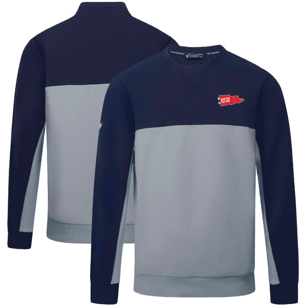 Boston Red Sox Levelwear  Legacy Rafters Pullover Sweatshirt - Navy - MLB Discount