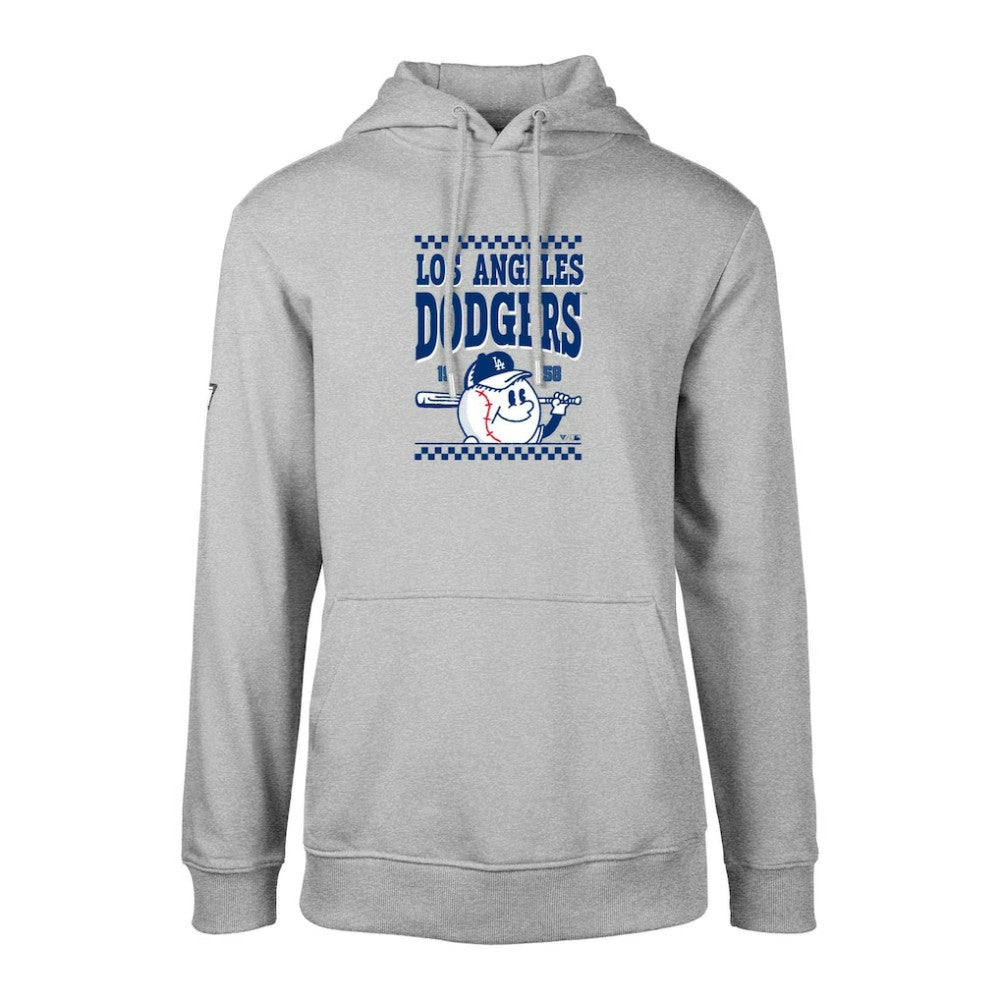 Los Angeles Dodgers Levelwear  Podium Inaugural Pullover Hoodie - Gray - MLB on Sale