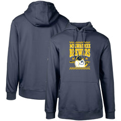 Milwaukee Brewers Levelwear  Podium Inaugural Pullover Hoodie - Navy - MLB Lifestyle