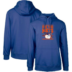 New York Mets Levelwear  Podium Inaugural Pullover Hoodie - Royal - MLB Lifestyle