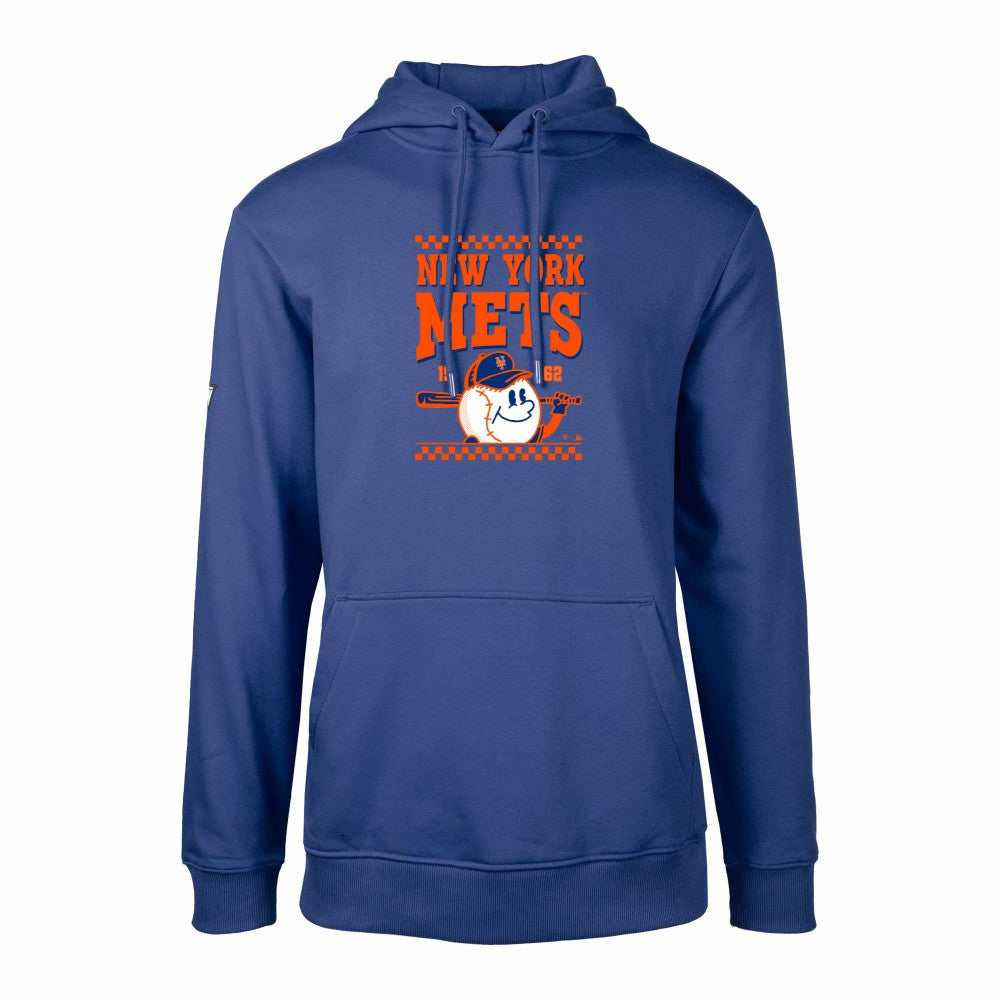 New York Mets Levelwear  Podium Inaugural Pullover Hoodie - Royal - MLB Lifestyle