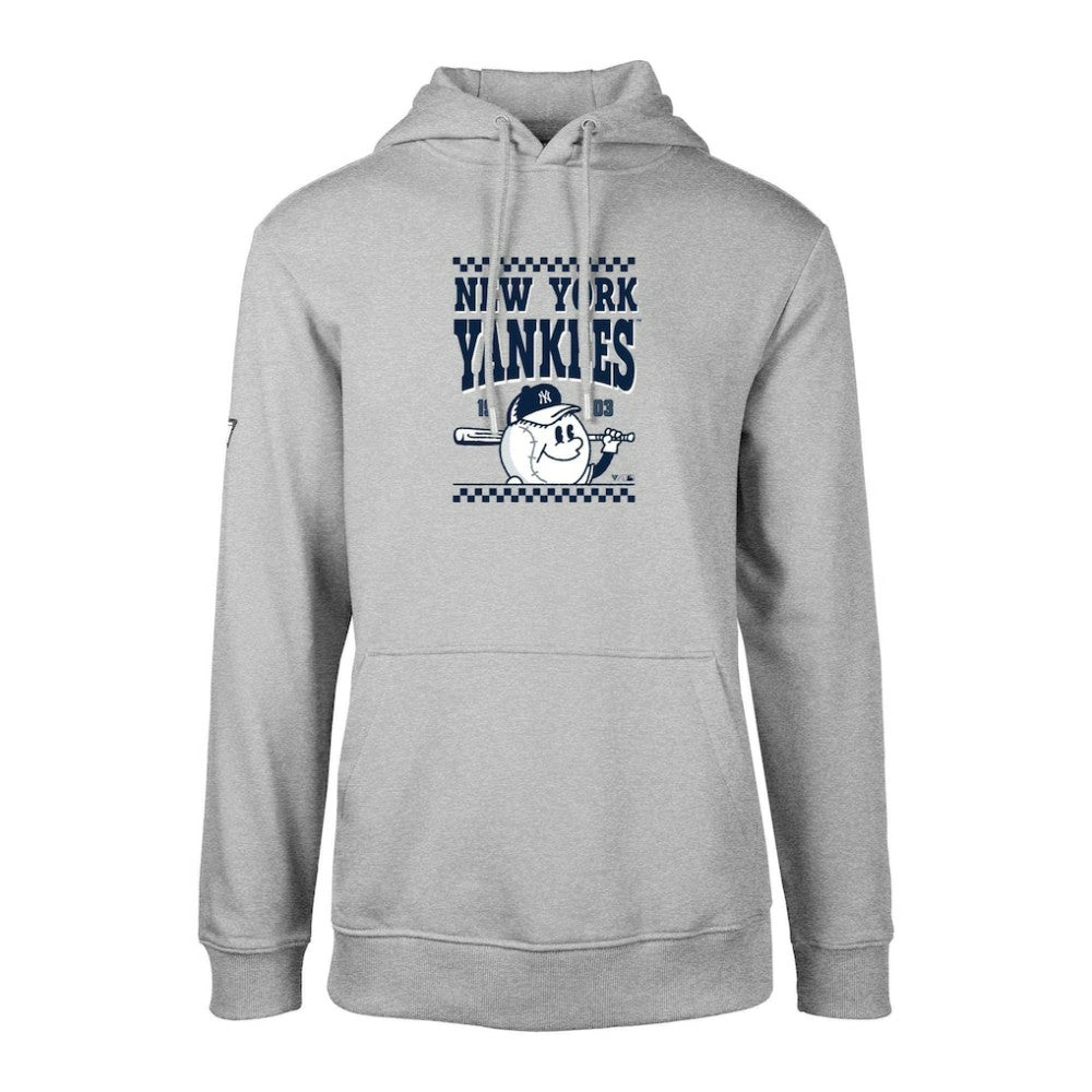 New York Yankees Levelwear  Podium Inaugural Pullover Hoodie - Gray - MLB Sale