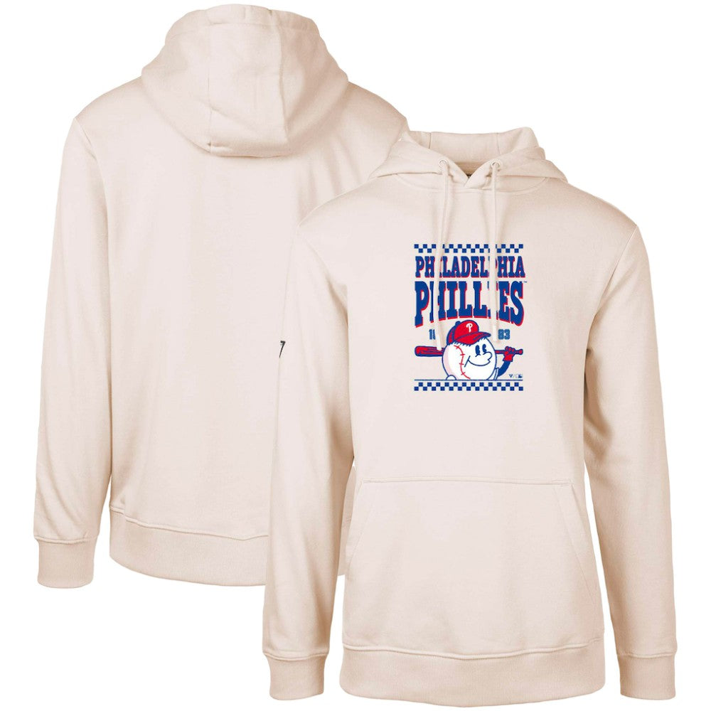 Philadelphia Phillies Levelwear  Podium Inaugural Pullover Hoodie - Cream - MLB on Sale