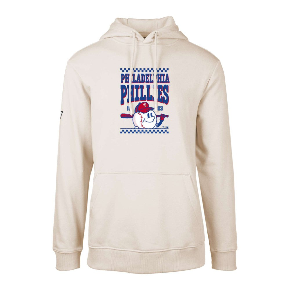 Philadelphia Phillies Levelwear  Podium Inaugural Pullover Hoodie - Cream - MLB on Sale