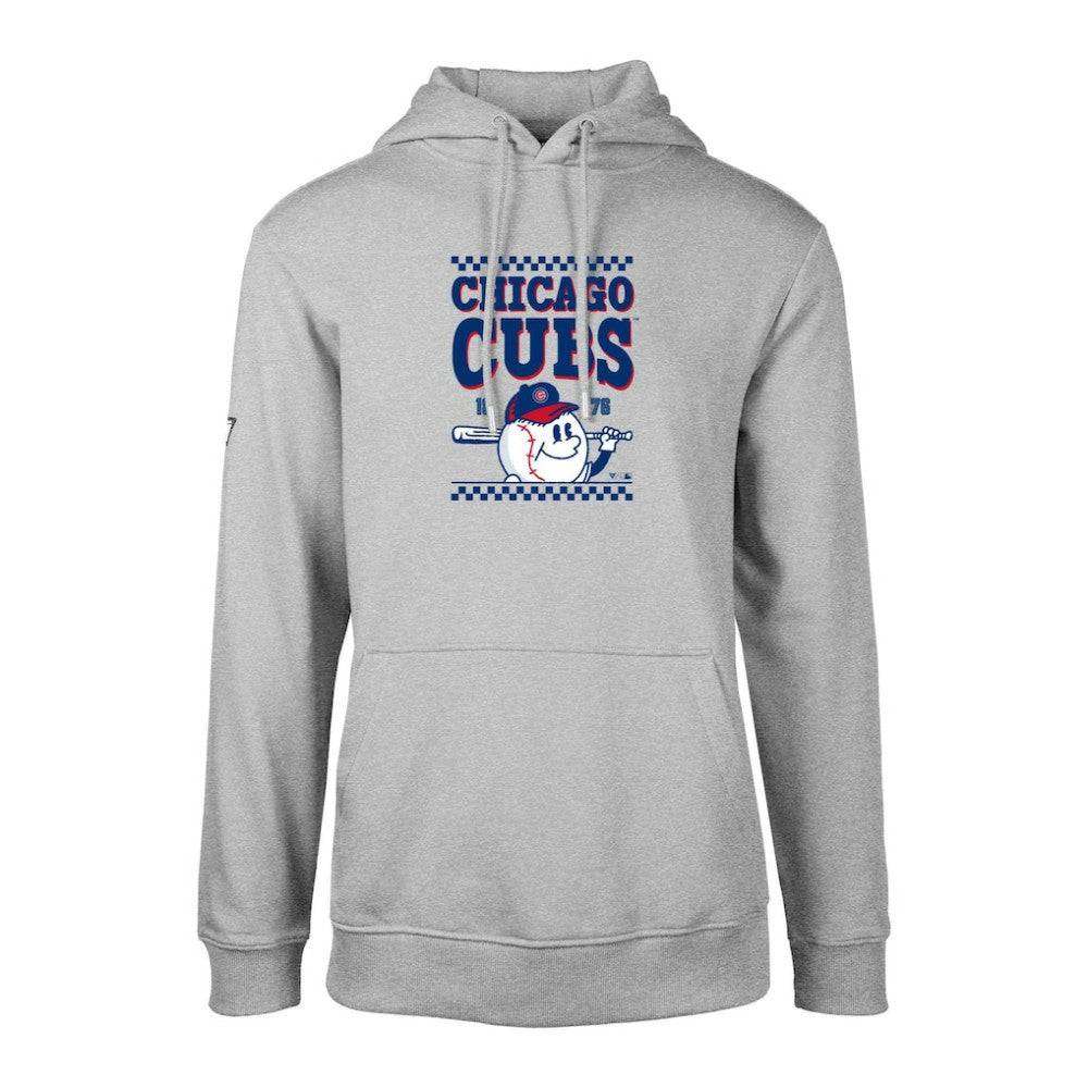 Chicago Cubs Levelwear  Podium Inaugural Pullover Hoodie - Gray - MLB Online