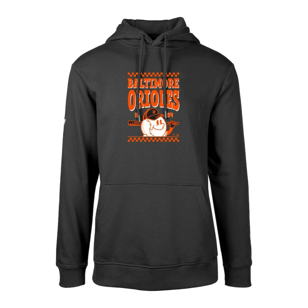 Baltimore Orioles Levelwear  Podium Inaugural Pullover Hoodie - Black - MLB Discount