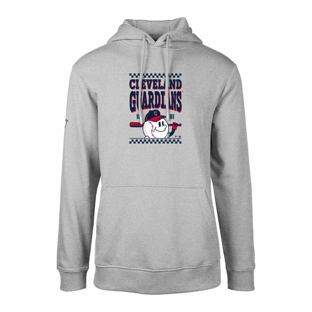 Cleveland Guardians Levelwear  Podium Inaugural Pullover Hoodie - Gray - MLB Discount