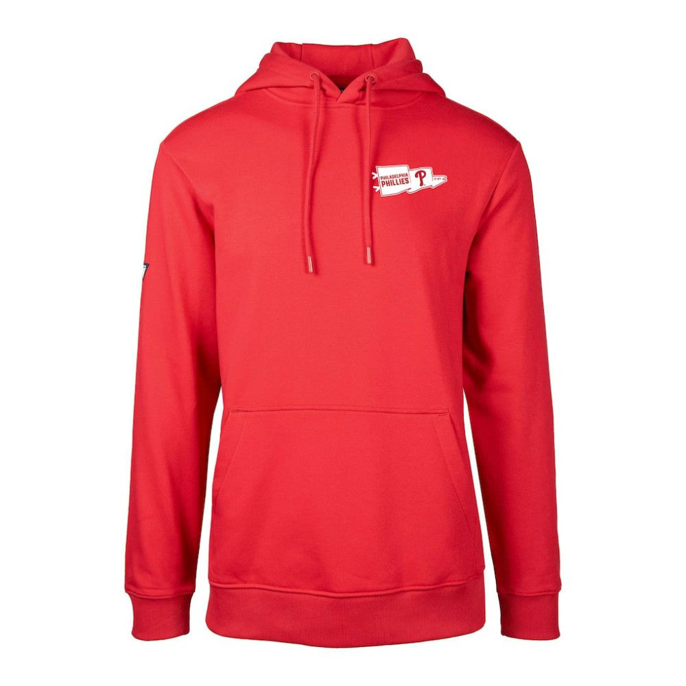 Philadelphia Phillies Levelwear  Podium Rafters Pullover Hoodie - Red - MLB on Sale