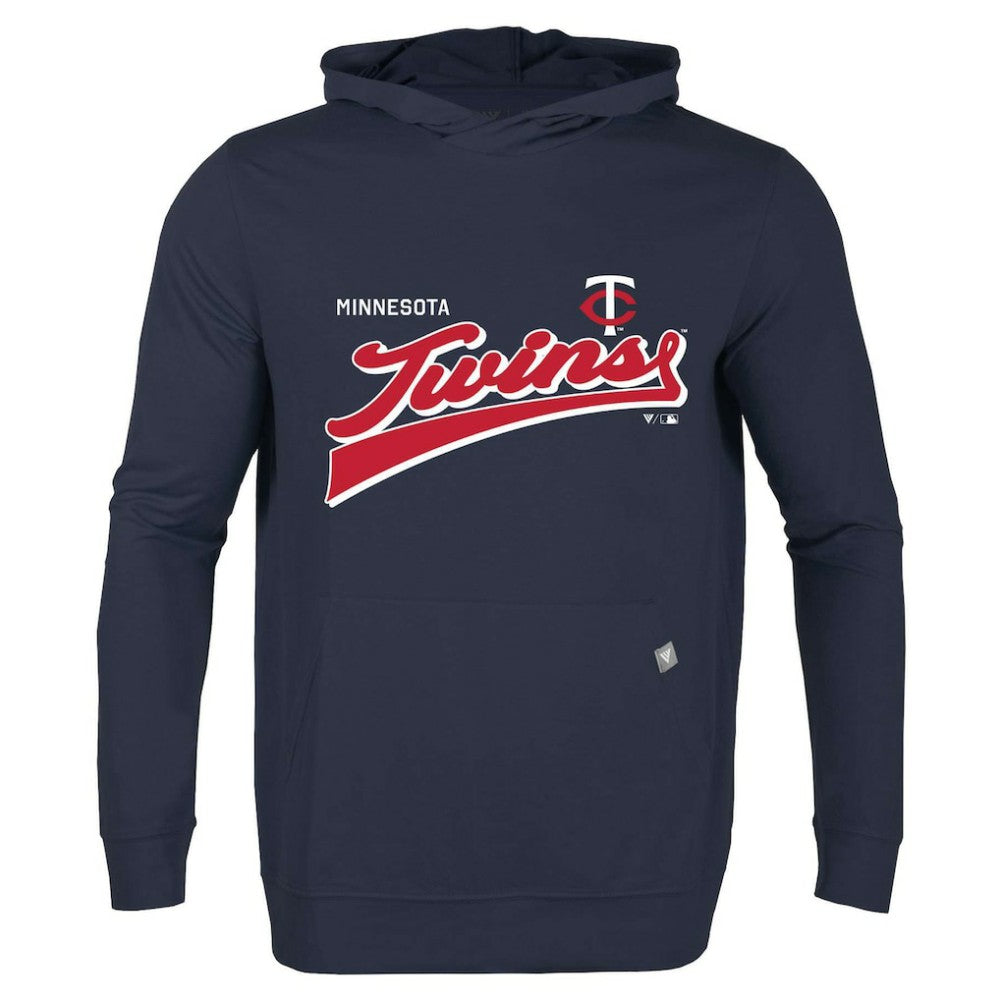 Minnesota Twins Levelwear  Relay 2.0 Retro Pullover Hoodie - Navy - MLB Sale