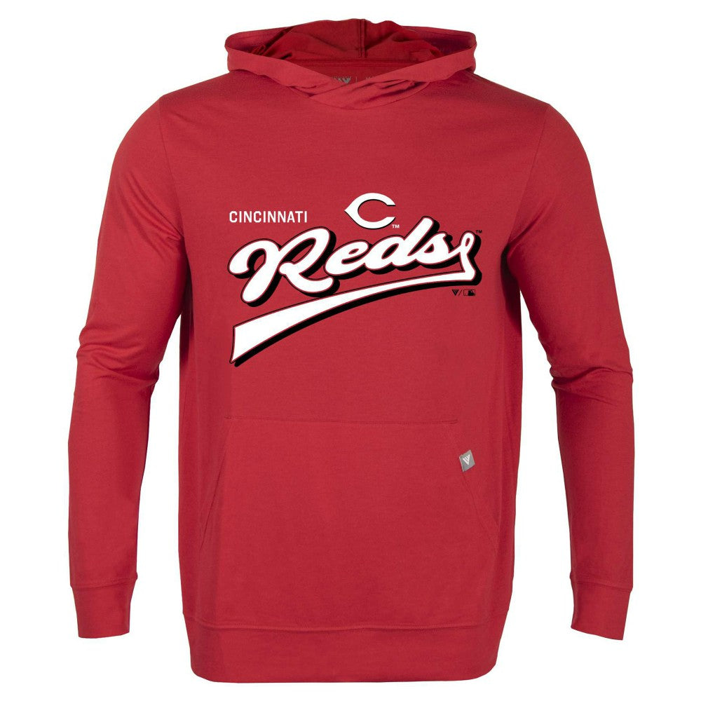 Cincinnati Reds Levelwear  Relay 2.0 Retro Pullover Hoodie - Red - MLB on Sale